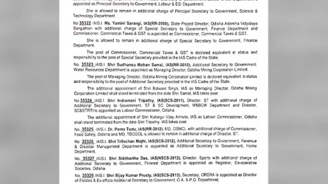 IAS level changes in the state