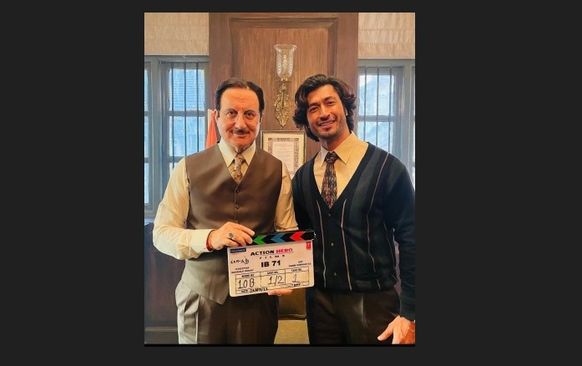 Kashmir Files fame Anupam Kher shoots for 523rd film IB 71