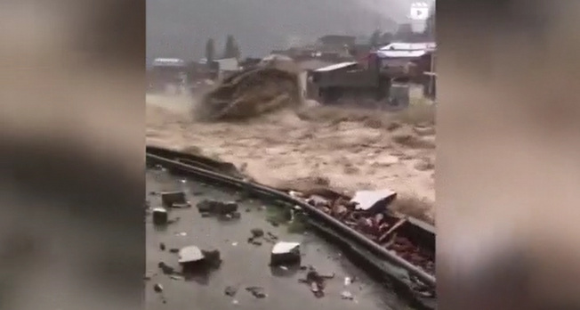 Flood outbreak in Pakistan.