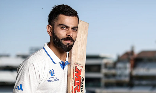 Kohli made history by scoring 9,000 runs in Test cricket