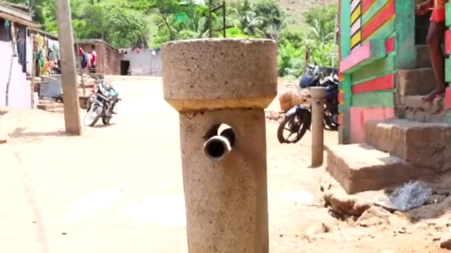 The drinking water problem has been going on in the village for many years