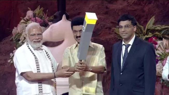 Declaring open the 44th Chess Olympiad by PM Narendra Modi