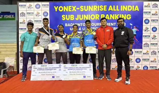 Odia player's rise in sub-junior national badminton rankings