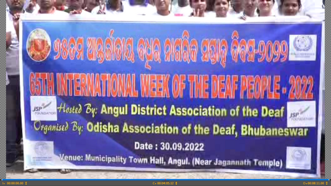 Rally of the Deaf in Angul