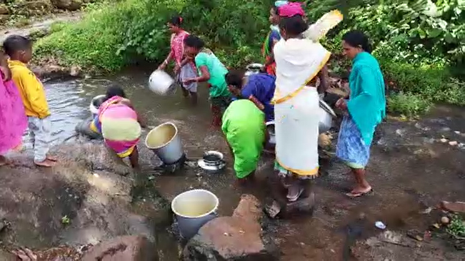 People in rural areas are deprived of clean drinking water