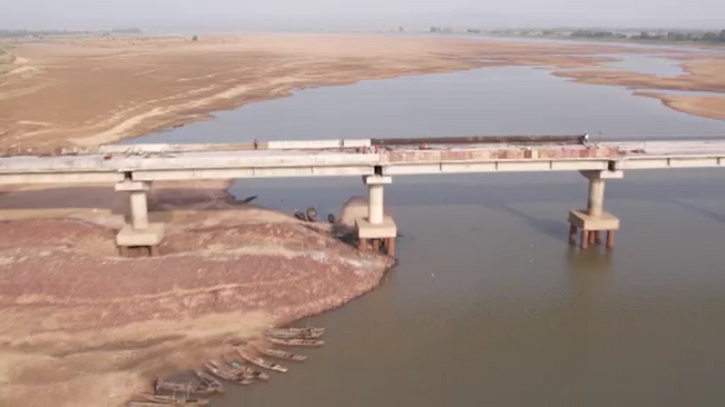 The water level in hirakud is decreasing