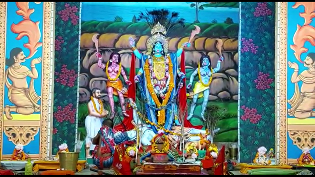 Kali Puja celebration in Gunupur