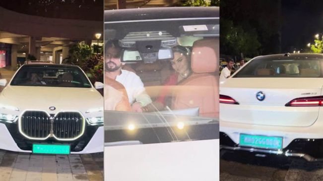 Zaheer Iqbal 'Gifts' Swanky BMW i7 To Wife Sonakshi; Video Goes Viral