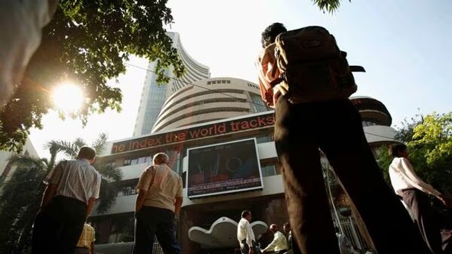 Sensex trades higher as inflation cools