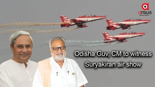 Odisha Governor, CM to witness Suryakiran air show in Bhubaneswar today