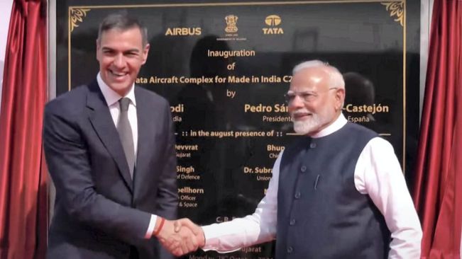 PM Modi, Spanish Prez Inaugurate Tata-Airbus C295 Facility, Pave Way For 'Make In India' In Aviation