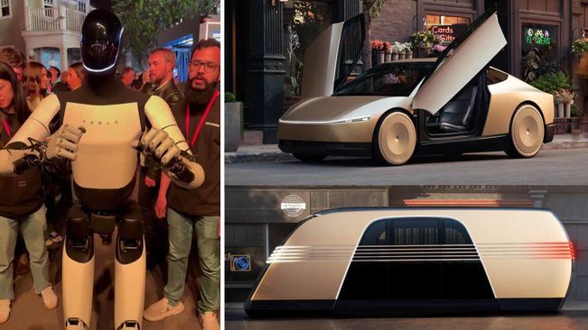 Elon Musk Unveils Tesla’s First Cybercab, Robovan And Futuristic Robot