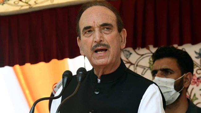 Ghulam Nabi Azad announces name of his new party