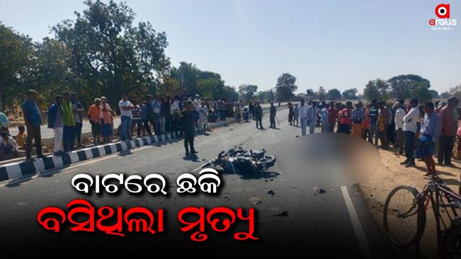Father-son died in a road accident in Nuapada