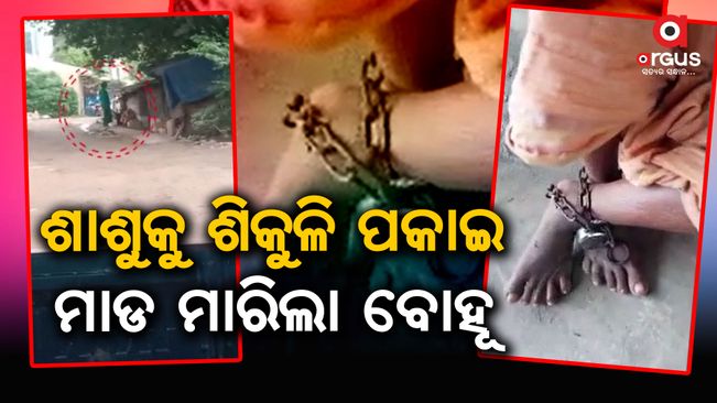 The mother-in-law was chained and beaten by the daughter-in-law