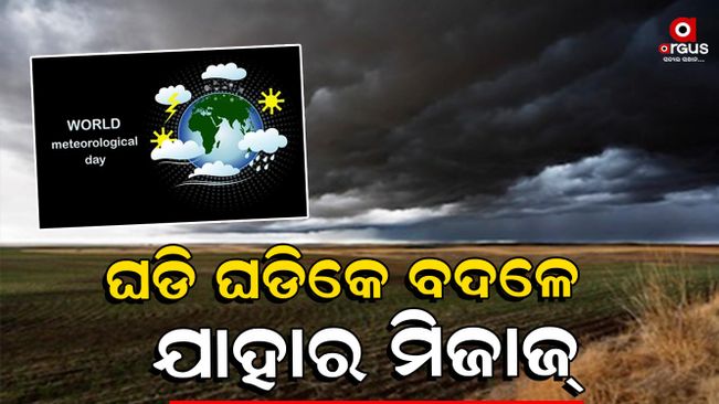 Today is observed as world meterological day