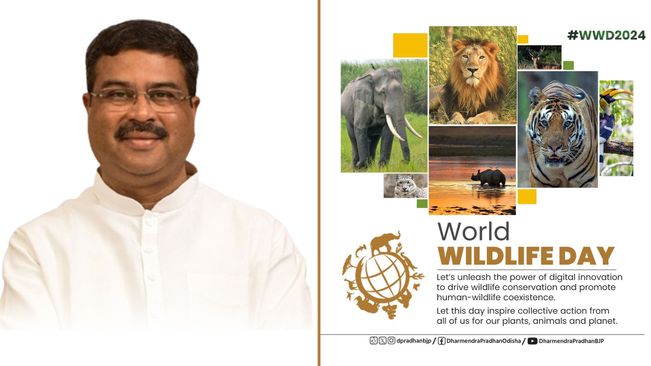  World Wildlife Day: Dharmendra Pradhan Urges People To Protect, Preserve Wildlife & Their Habitats