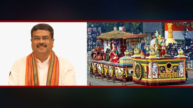 Pradhan Expresses Happiness As Odisha's Tableau On Republic Day Parade Adjudged As Best This Year