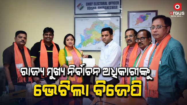 BJP meets state Chief Electoral Officer