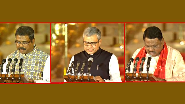 Three Odisha MPs Take Oath As Ministers In Modi 3.0 Cabinet