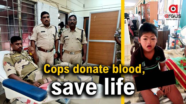 Commissionerate cops donate blood, turn saviour for serious patients