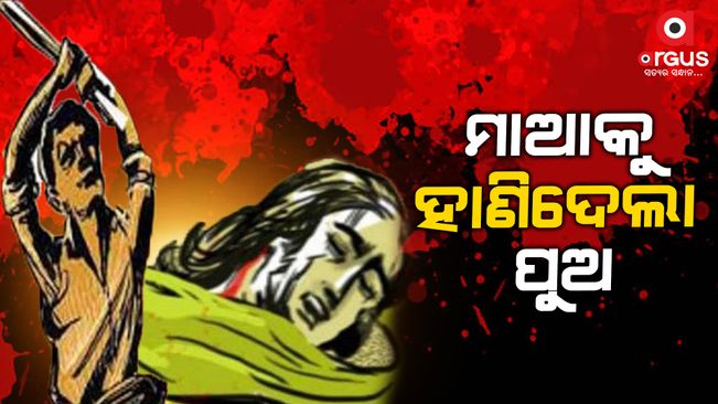 Son brutally killed his mother in Mayurbhanj | Argus News