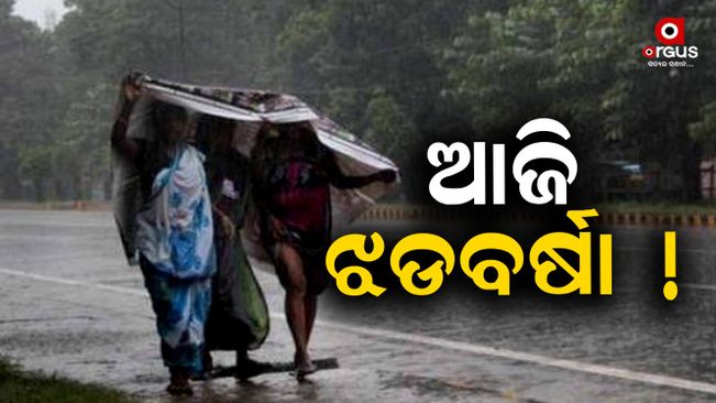 Rain Today in Odisha.  Yellow warning has been issued to all these Districts