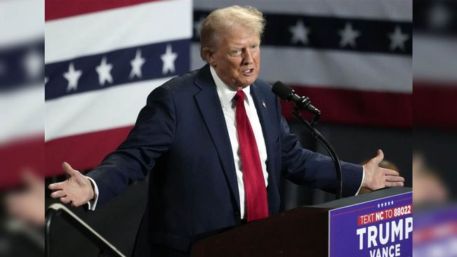 Trump Calls Harris 'Left Lunatic' At Campaign Rally 