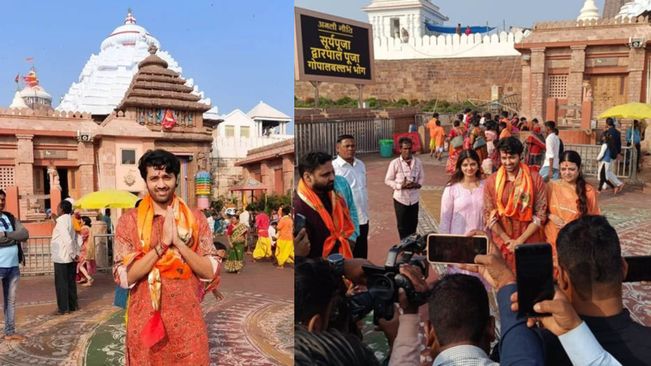 'Gadar' Actor Utkarsh Sharma Seeks Blessings At Puri Jagannath Temple