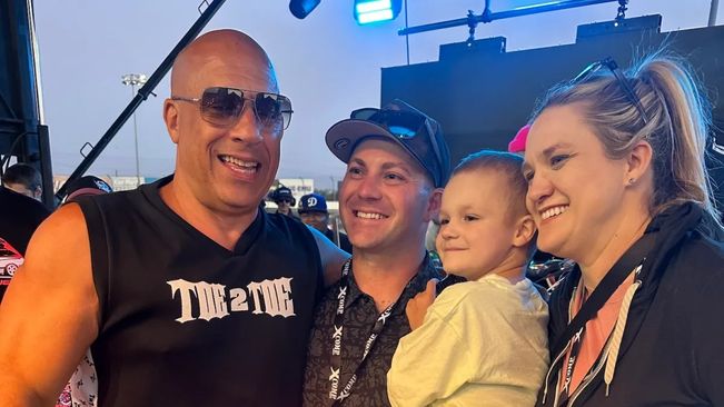 Vin Diesel surprises four-year-old fan after leukaemia treatment