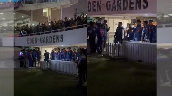 Virat Kohli, Ishan Kishan and Hardik Pandya Bust Out Unseen Moves at Eden Gardens