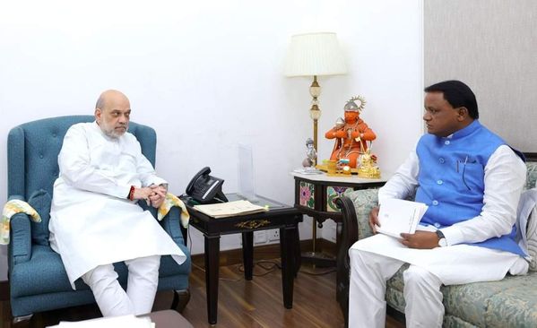 Odisha CM Meets Union Home Minister Amit Shah