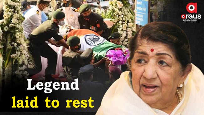 Amid chanting of vedic hymns, Lata Mangeshkar's body consigned to flames