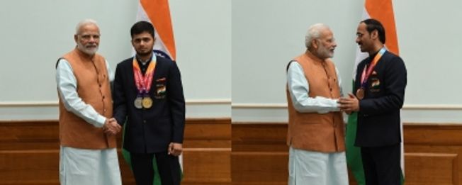PM Modi, shooter Bindra, cricketer Sehwag shower praise on para shooters