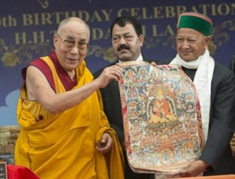 Personally grateful to Virbhadra for warm friendship: Dalai Lama