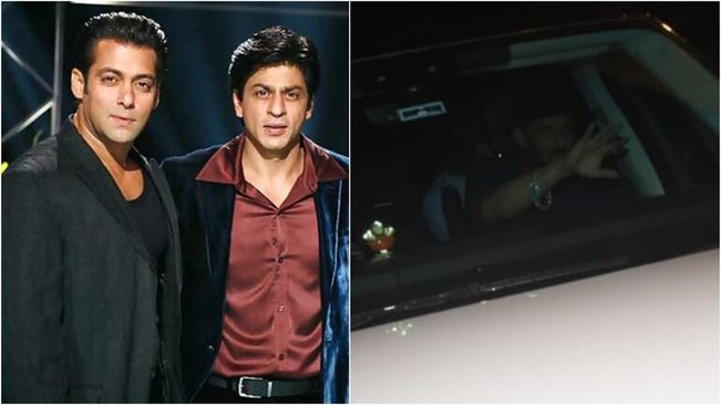 Salman went to meet Shah Rukh Khan