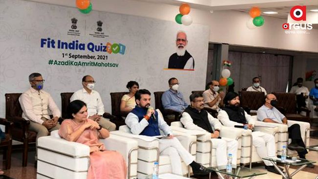 Anurag Thakur, Dharmendra Pradhan launch first-ever nationwide quiz on sports and fitness