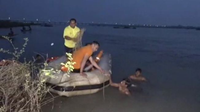 Man, two minor kids go missing in Mahanadi in Sambalpur while bathing